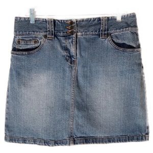 Ann Taylor Loft Denim Skirt Size 12